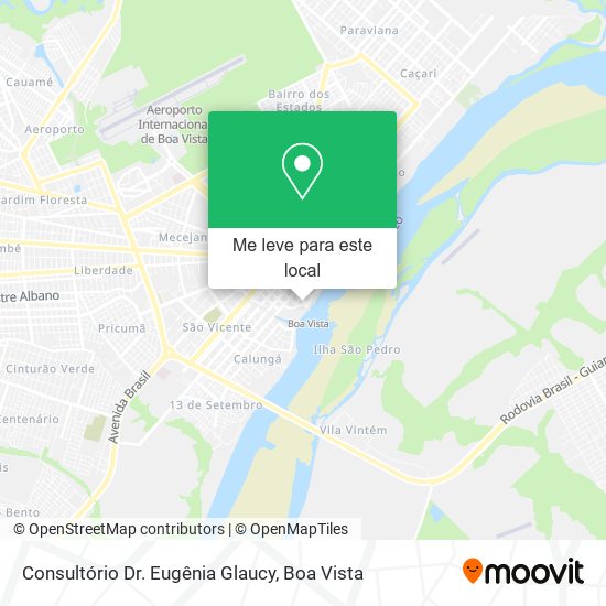 Consultório Dr. Eugênia Glaucy mapa