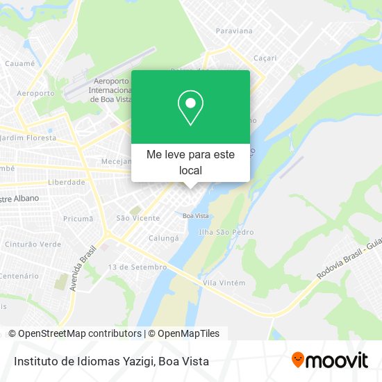 Instituto de Idiomas Yazigi mapa