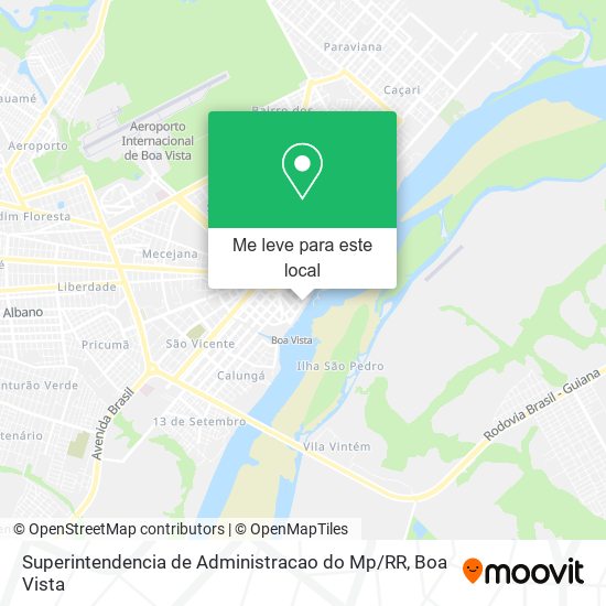Superintendencia de Administracao do Mp / RR mapa
