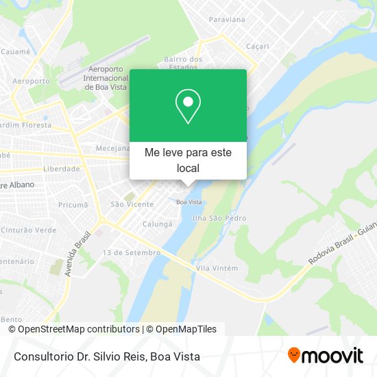 Consultorio Dr. Silvio Reis mapa