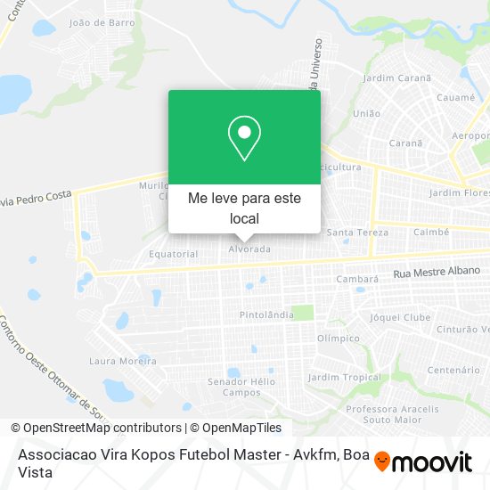 Associacao Vira Kopos Futebol Master - Avkfm mapa