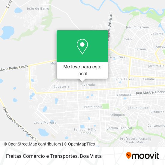 Freitas Comercio e Transportes mapa