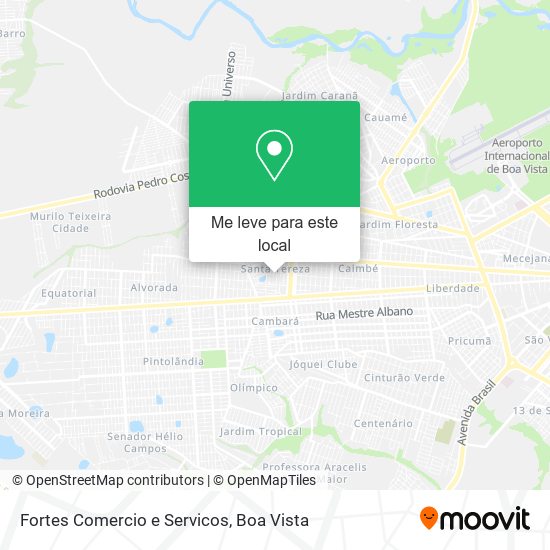 Fortes Comercio e Servicos mapa