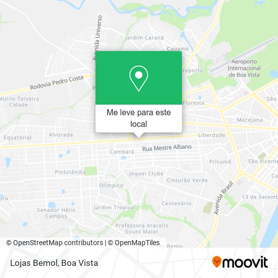 Lojas Bemol mapa