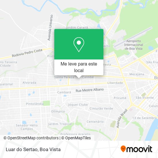 Luar do Sertao mapa