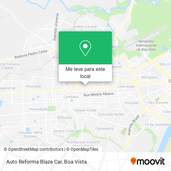Auto Reforma Blaze Car mapa