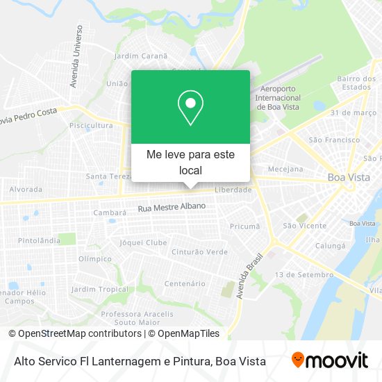 Alto Servico Fl Lanternagem e Pintura mapa