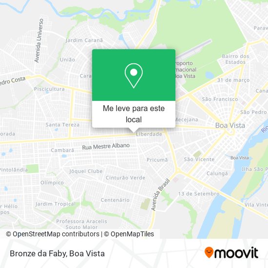Bronze da Faby mapa