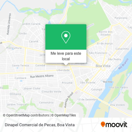 Dinapel Comercial de Pecas mapa