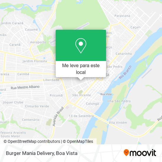Burger Mania Delivery mapa
