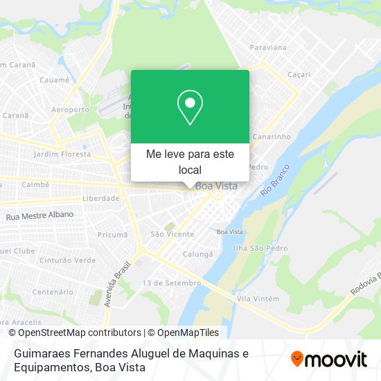Guimaraes Fernandes Aluguel de Maquinas e Equipamentos mapa