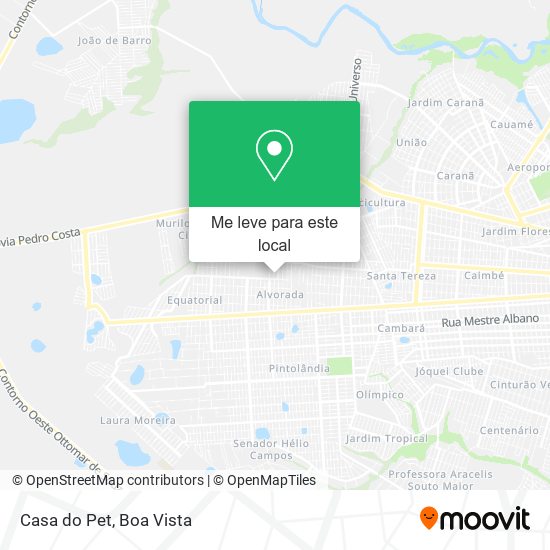 Casa do Pet mapa
