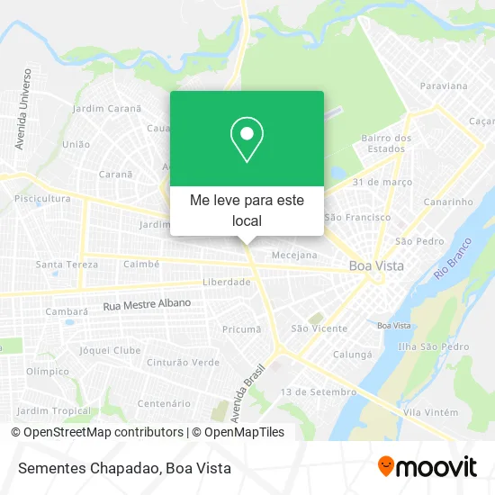Sementes Chapadao mapa