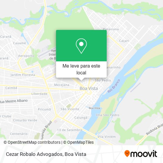 Cezar Robalo Advogados mapa
