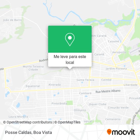 Posse Caldas mapa