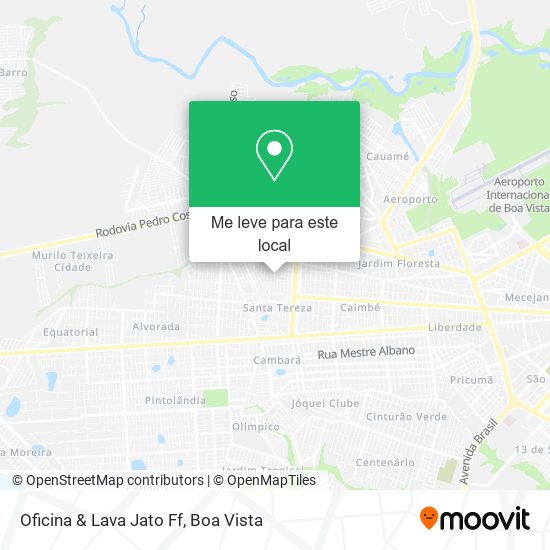 Oficina & Lava Jato Ff mapa