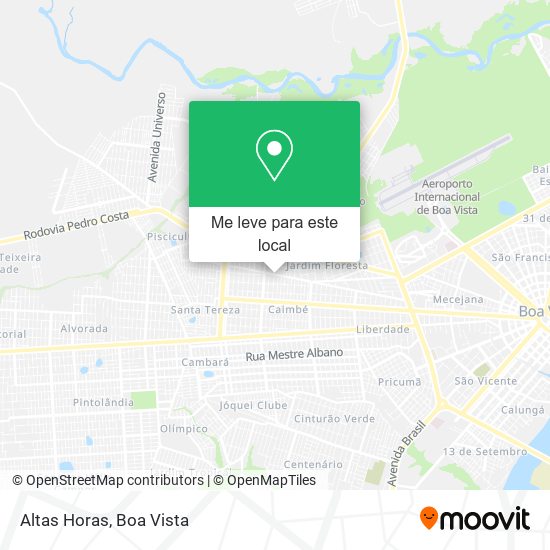 Altas Horas mapa