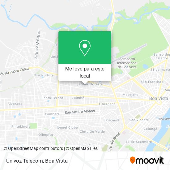 Univoz Telecom mapa