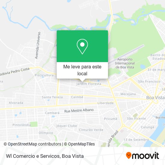 Wl Comercio e Servicos mapa