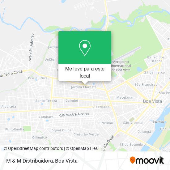 M & M Distribuidora mapa