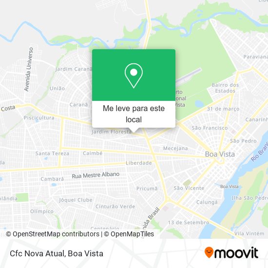 Cfc Nova Atual mapa