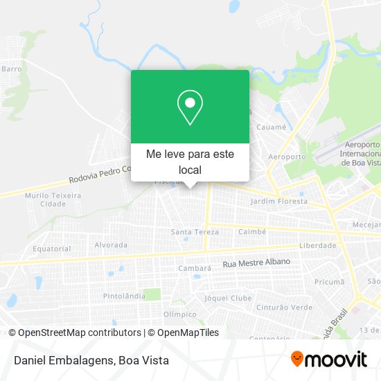 Daniel Embalagens mapa