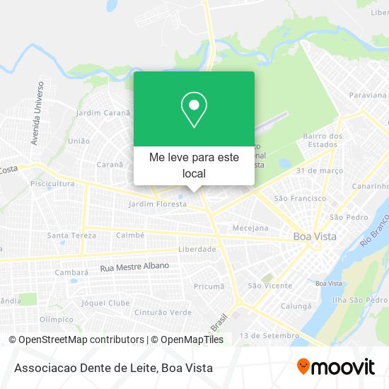 Associacao Dente de Leite mapa