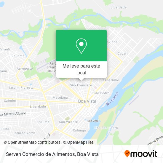 Serven Comercio de Alimentos mapa