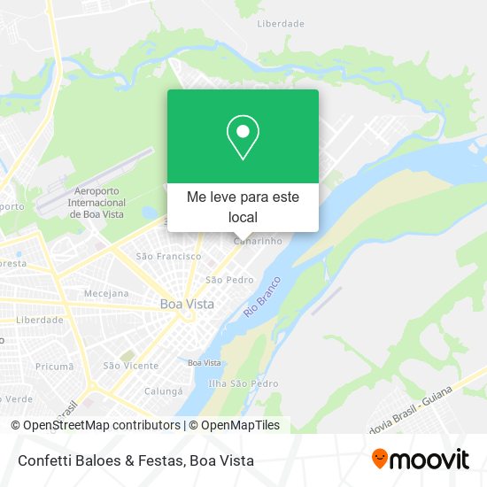 Confetti Baloes & Festas mapa