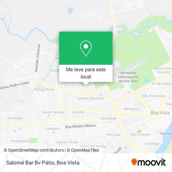 Salomé Bar Bv Pátio mapa