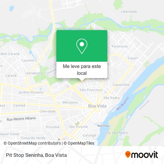 Pit Stop Seninha mapa