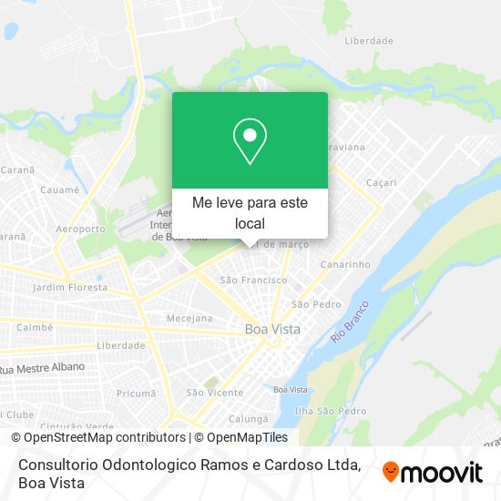 Consultorio Odontologico Ramos e Cardoso Ltda mapa