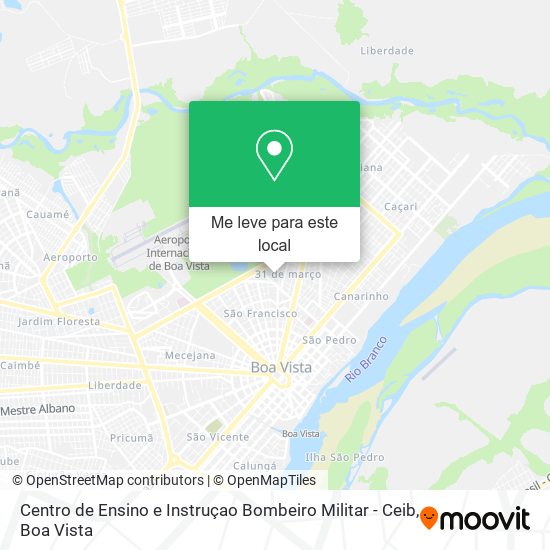 Centro de Ensino e Instruçao Bombeiro Militar - Ceib mapa