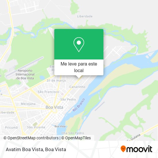 Avatim Boa Vista mapa