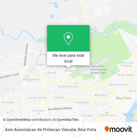 Axis Associacao de Protecao Veicular mapa