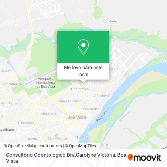 Consultório Odontológico Dra.Carolyne Victória mapa