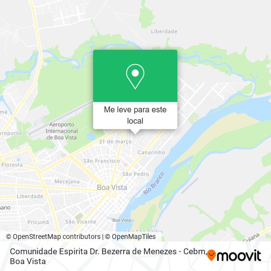 Comunidade Espirita Dr. Bezerra de Menezes - Cebm mapa