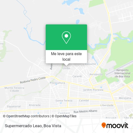 Supermercado Leao mapa