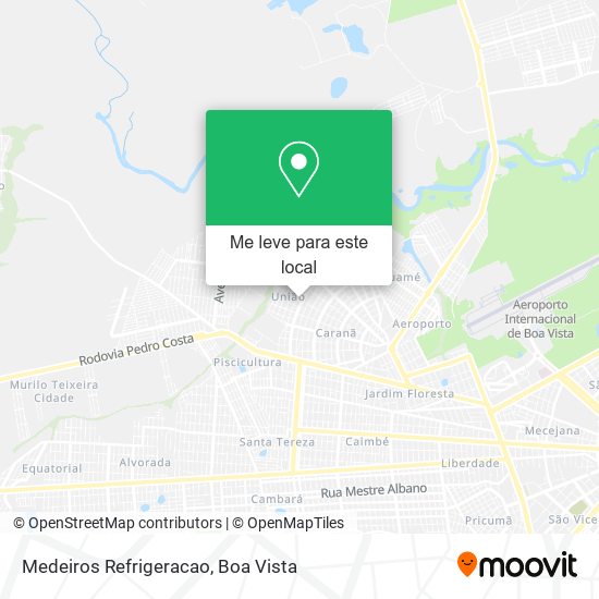 Medeiros Refrigeracao mapa