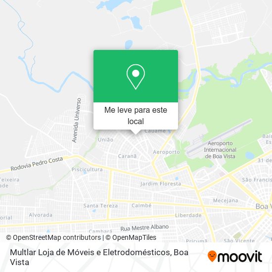 Multlar Loja de Móveis e Eletrodomésticos mapa