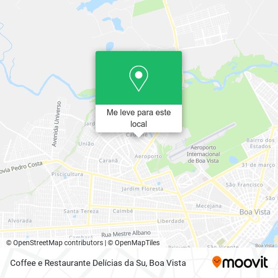 Coffee e Restaurante Delícias da Su mapa