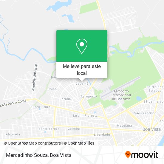 Mercadinho Souza mapa