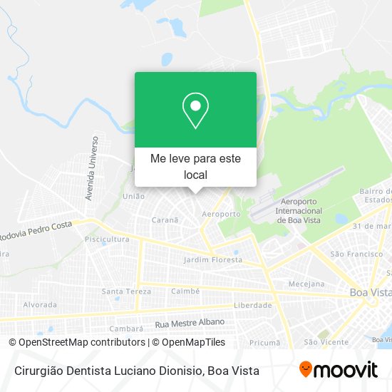 Cirurgião Dentista Luciano Dionisio mapa