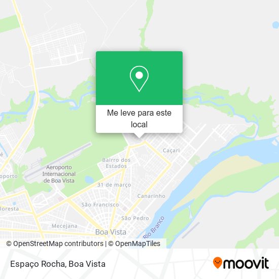 Espaço Rocha mapa