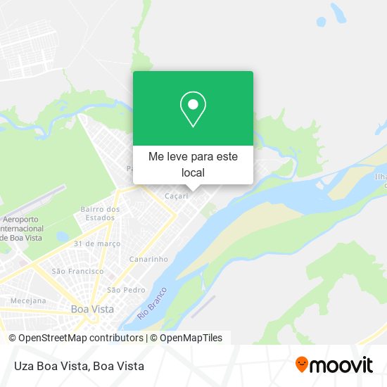 Uza Boa Vista mapa