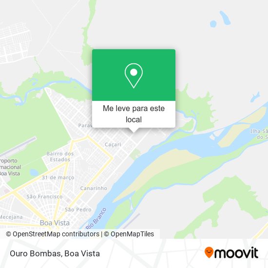 Ouro Bombas mapa