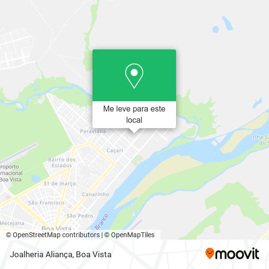 Joalheria Aliança mapa