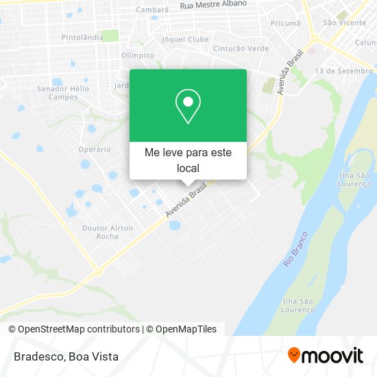 Bradesco mapa