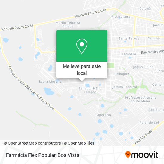 Farmácia Flex Popular mapa