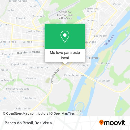 Banco do Brasil mapa